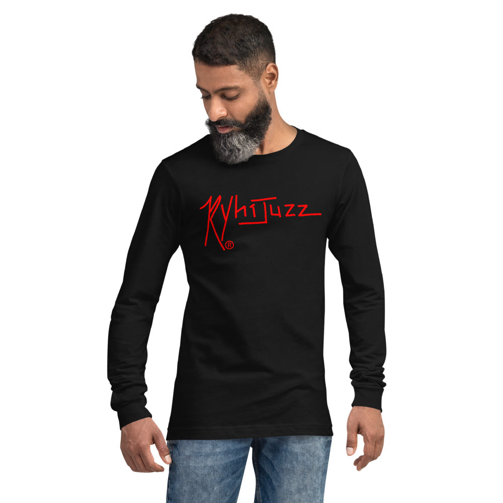 Ryihjuzz Long Sleeve Tee Red Print